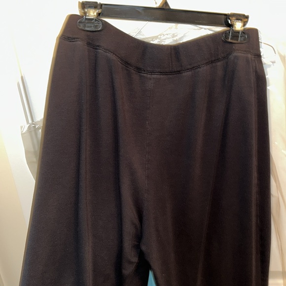 100% Cotton Black pants. Wide leg and soft. GUC - Picture 6 of 6